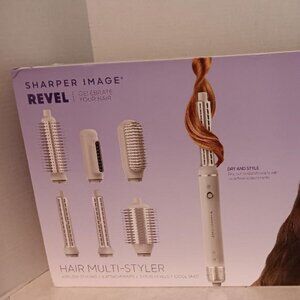 SHARPER IMAGE REVEL 6 IN 1 MULTI STYLER NEW FROM QVC ORIGINAL PRICE 188.98